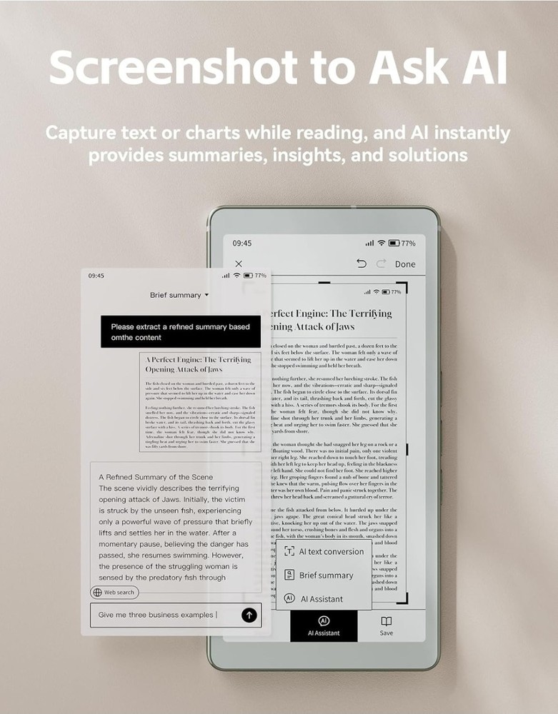 6.13'' Carta1300 AiPaper Reader with 4G