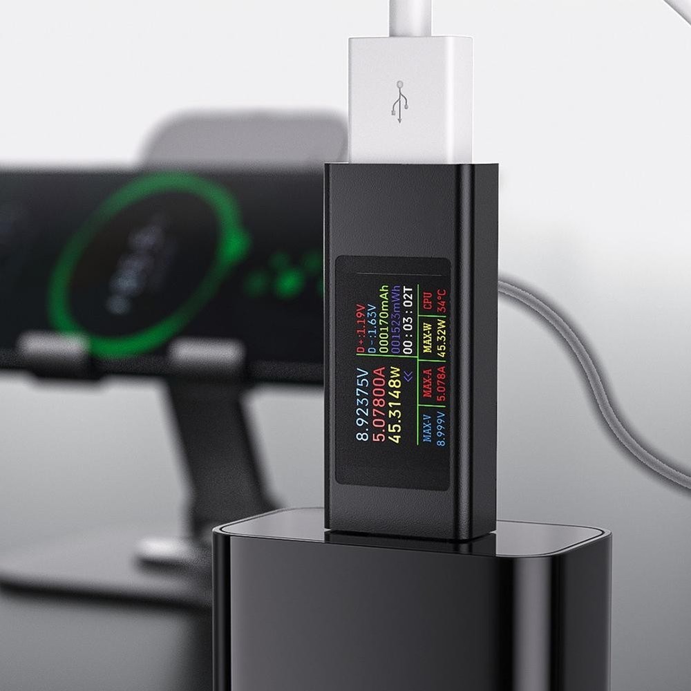 KWSMX23 USB Tester for Fast Charging Protocol and Performance Analysis
