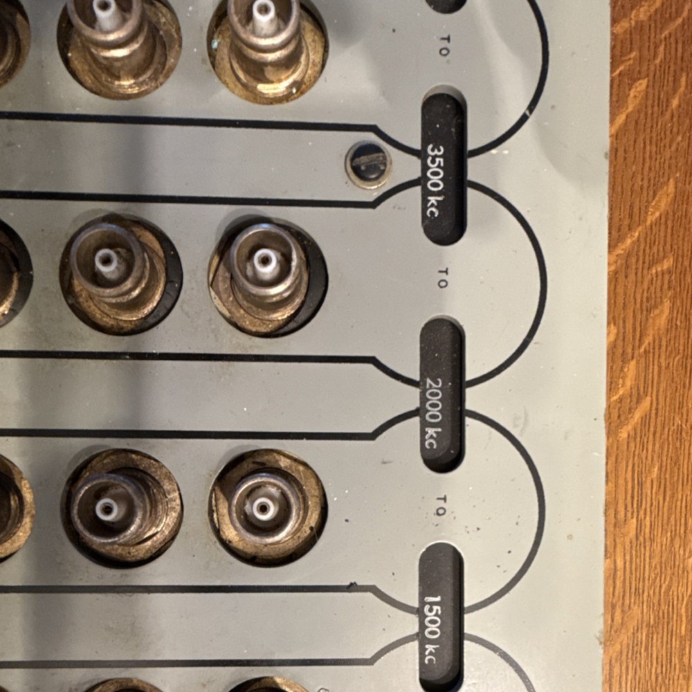 AN/SRA-12B Electrical Filter Assembly Panel Militaria