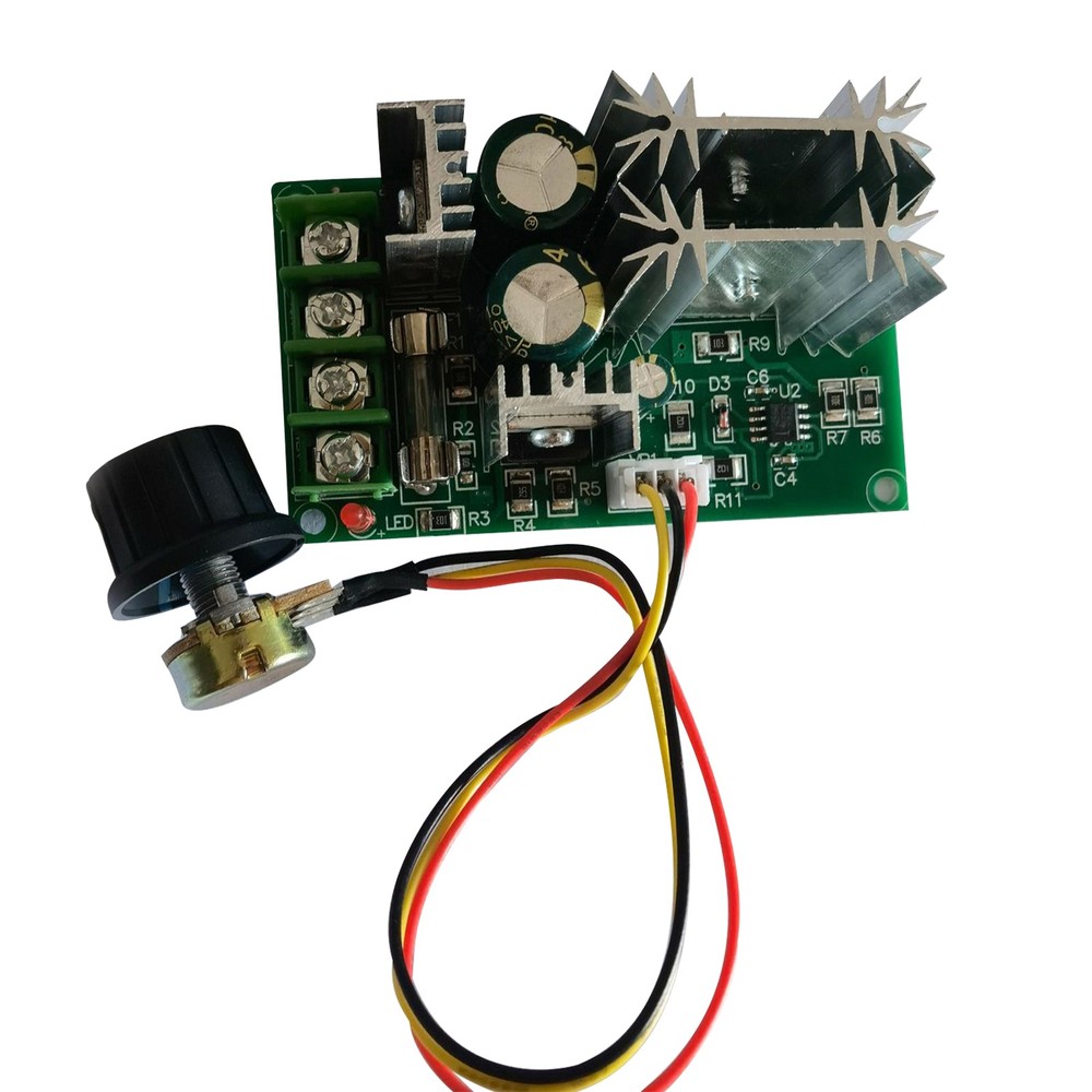 PWM DC Motor Speed Controller Switch DC 20A Current Voltage Regulator 10-60V PWM
