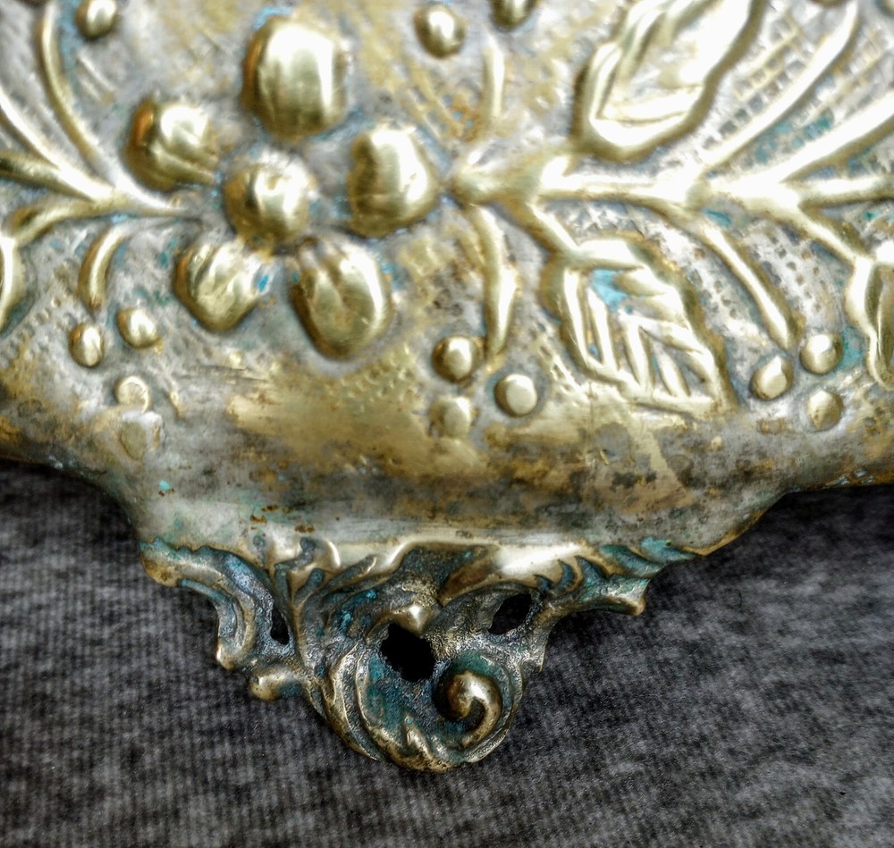 Beautiful Gold Finished Repoussé Cake Riser Circa 1900