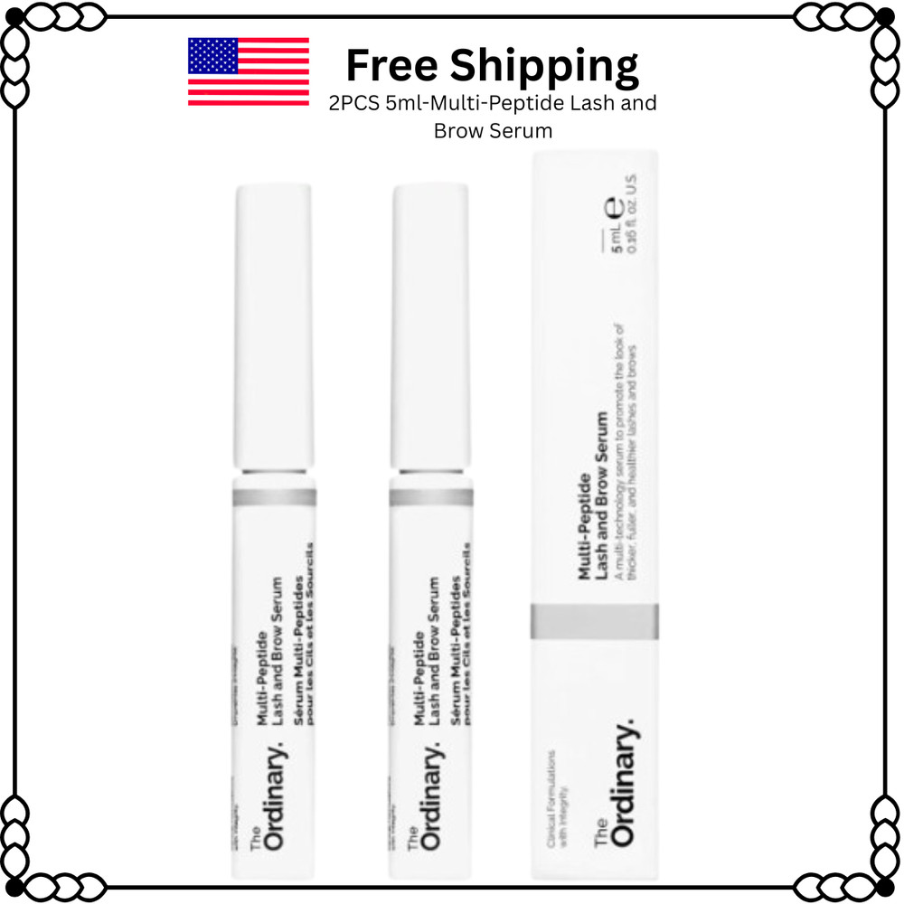 The Ordinary Multi-Peptide Lash & Brow Serum – 2 Pack (5ml)