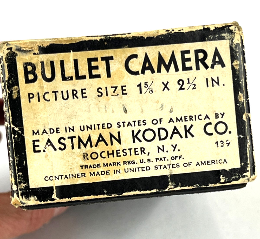 Vintage Eastman Kodak Bullet Camera with Original Box - Untested