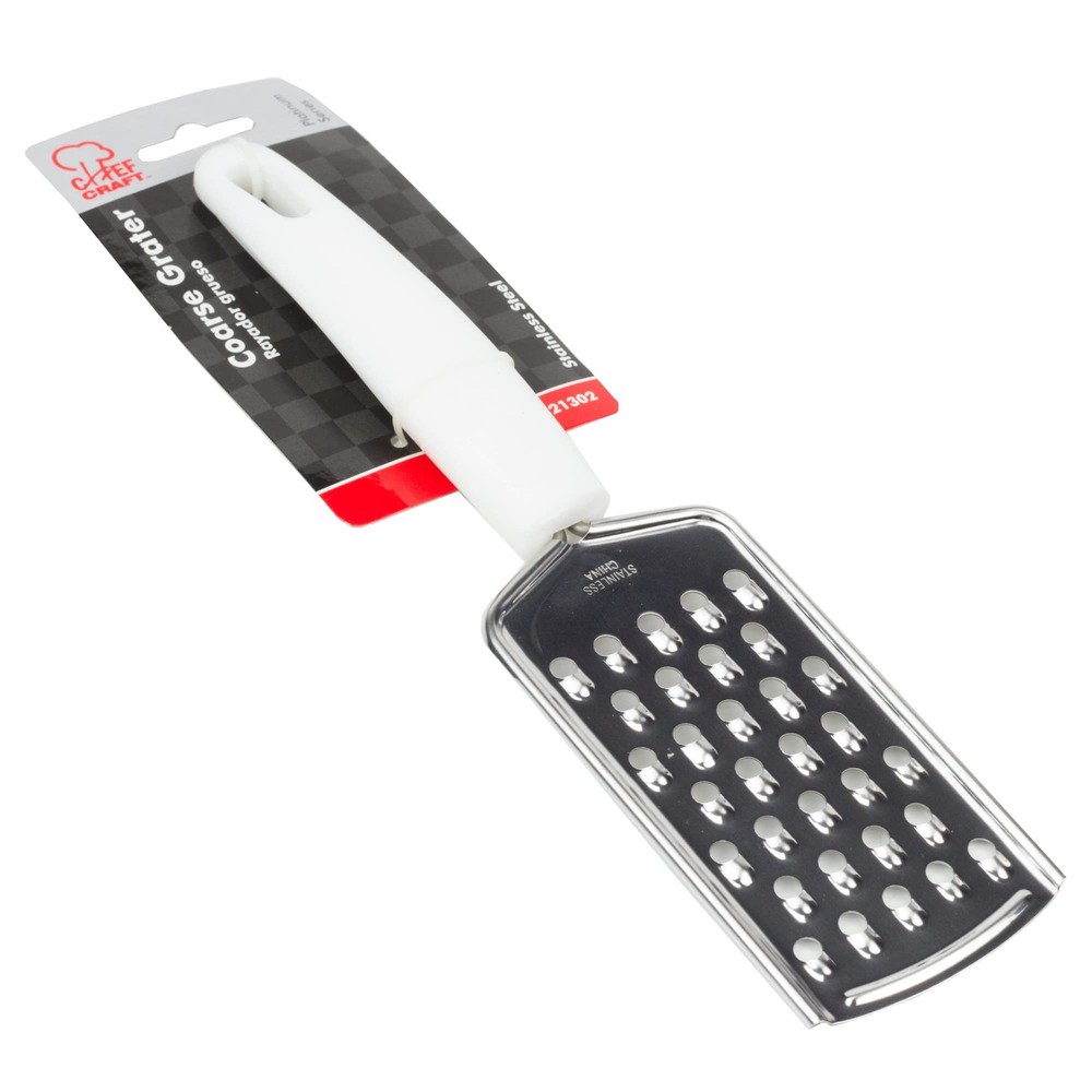 Select Handheld Coarse Grater, 9.5 inch, White