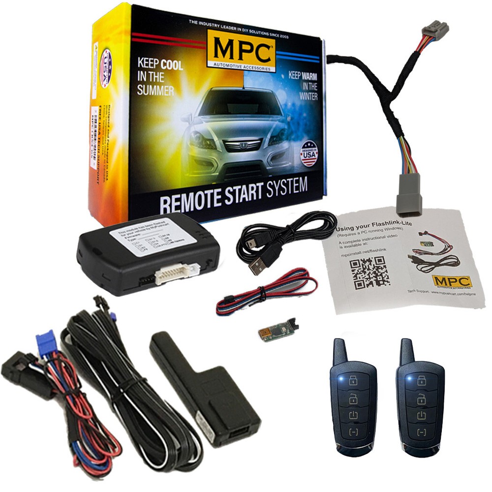 4-Button 2-Way Remote Starter For 2013-2017 RAM 2500 - Plugin - Push-to-Start