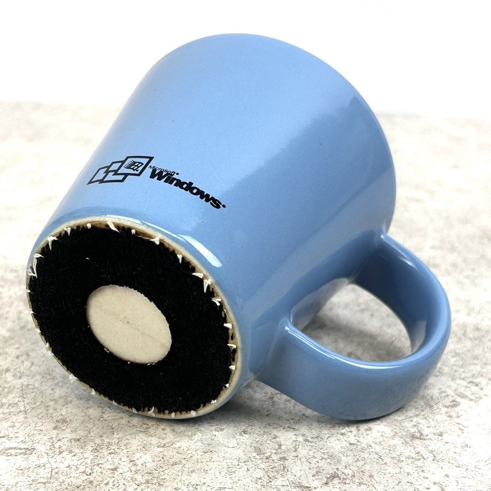 Microsoft Windows Ceramic Blue Coffee Cup Mug Dell Computers