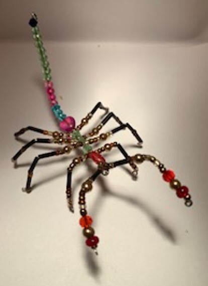 Handmade Bead and Wire SCORPION