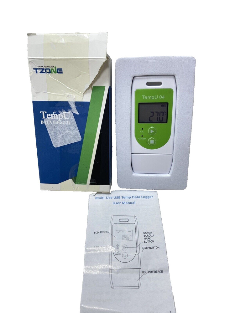 TempU Multi-Use USB Temp Data Logger Thermometric Digital Temperature Recorder