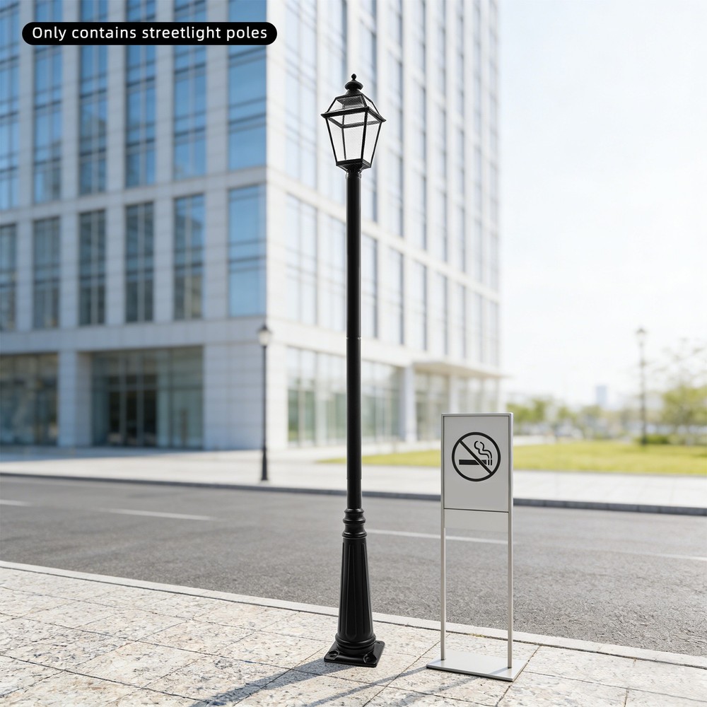 Light Post Split-Type Light Post Outdoor Light Post Top Globe Iron
