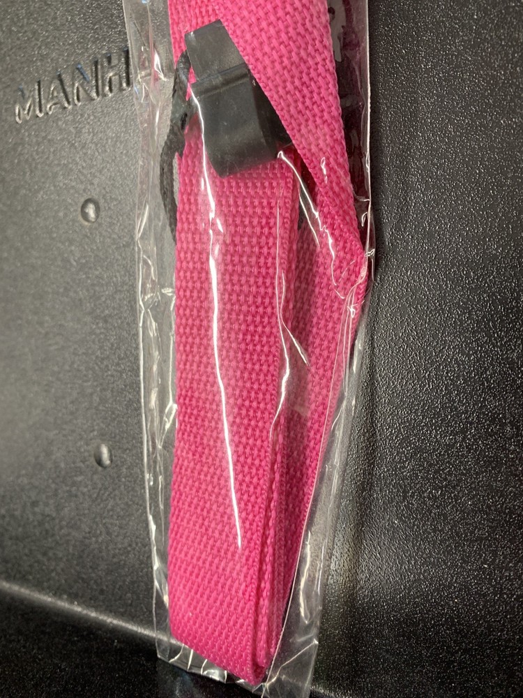 Pink Nylon Adjustable Sound Hole Ukulele Strap