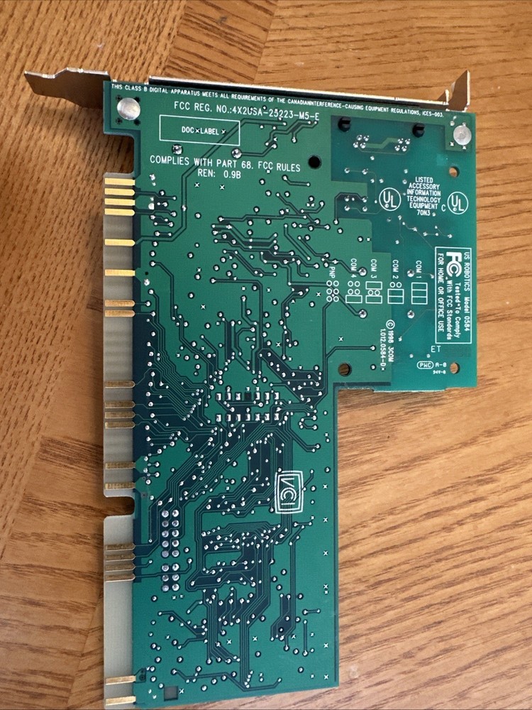 US ROBOTICS 3COM ISA INTERNAL MODEM Model 0584
