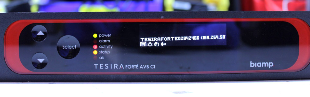 Biamp Tesira Forte AVB CI Digital Audio Processor Rack Mount Tested
