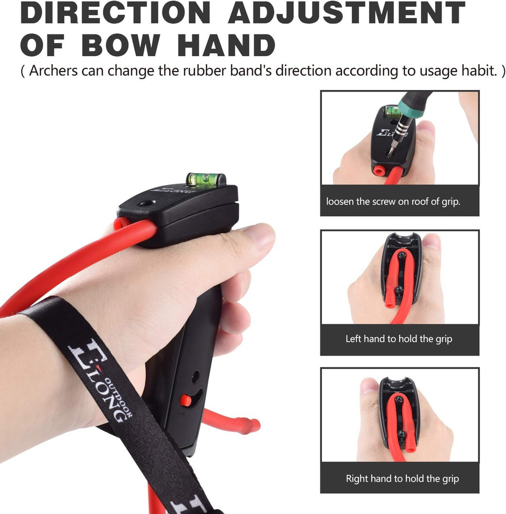 Elong Archery Bow Trainer Draw Training Aid Device Strength Stretch Band Exercis