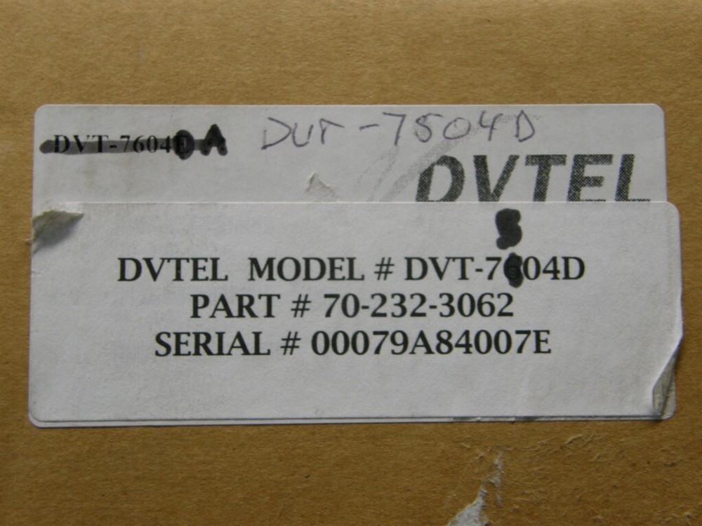 DVTEL SecureLink 7504D Video Decoder -- DVT-7504DA / M640-3042