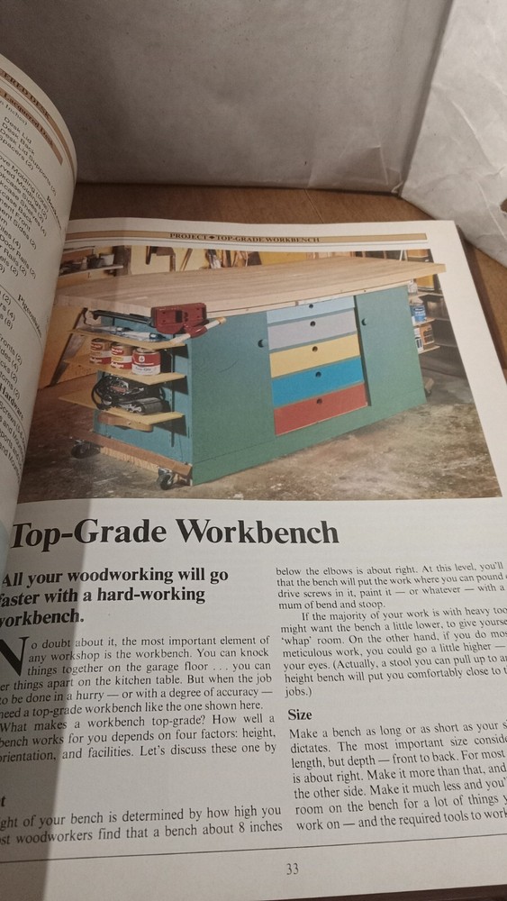 Popular Science Woodworking Projects Hardback 1985 Used