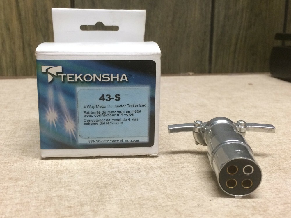 Tekonsha 4 way metal connector - Trailer End