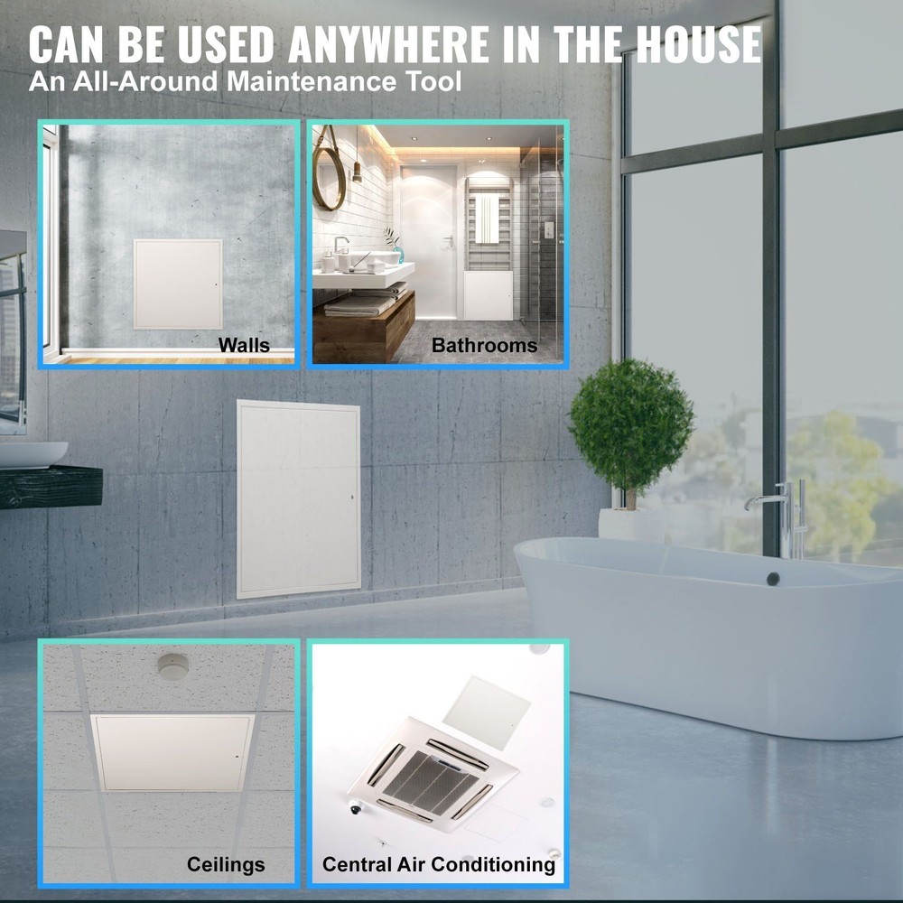 16 x 16'' Galvanized Steel Access Panel for Drywall & Ceiling Rust-Resistant