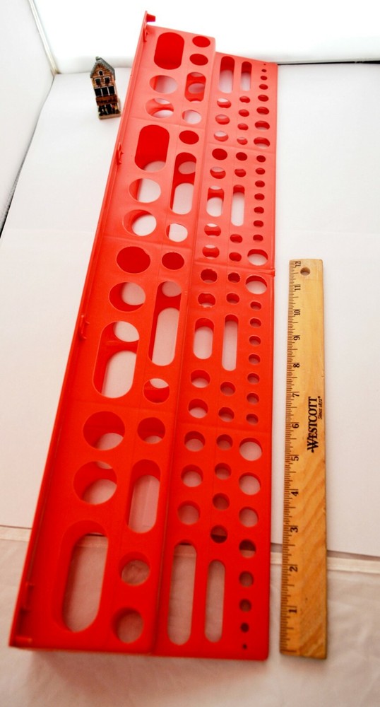 LARGE WALL TOOLS HOLDER RACK ORGANIZER – NOS / HOLDS UP TO 96
