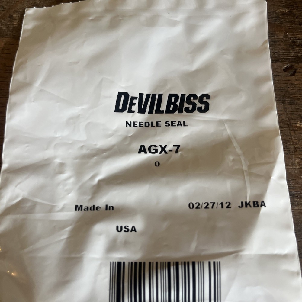 NOS DEVILBISS NEEDLE SEAL AGX-7