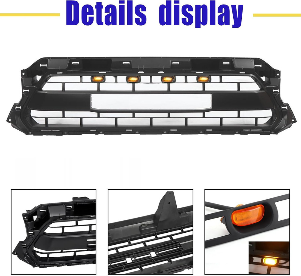 Front Grille Compatible with 2012 2013 2014 2015 Tacoma, Replacement Grill TRD S