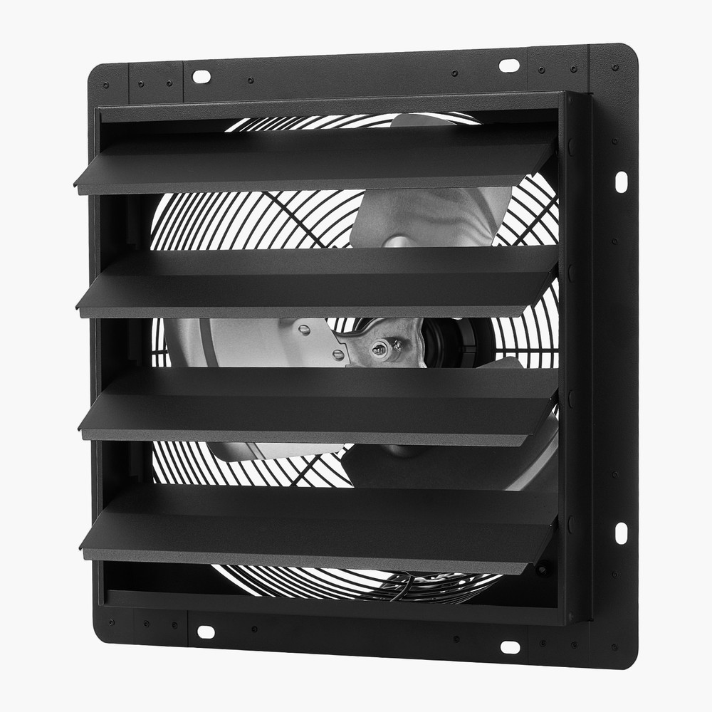 VEVOR 14 in Shutter Exhaust Fan with Smart Programming Controller Wall Mount