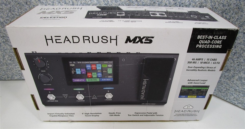 HEADRUSH MX5 Guitar FX and AMP Modeling Processor NEW