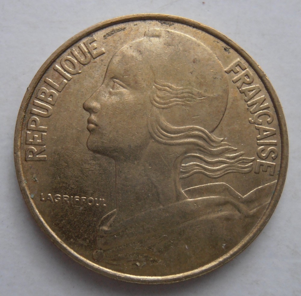 FRANCE 20 CENTIMES 1997