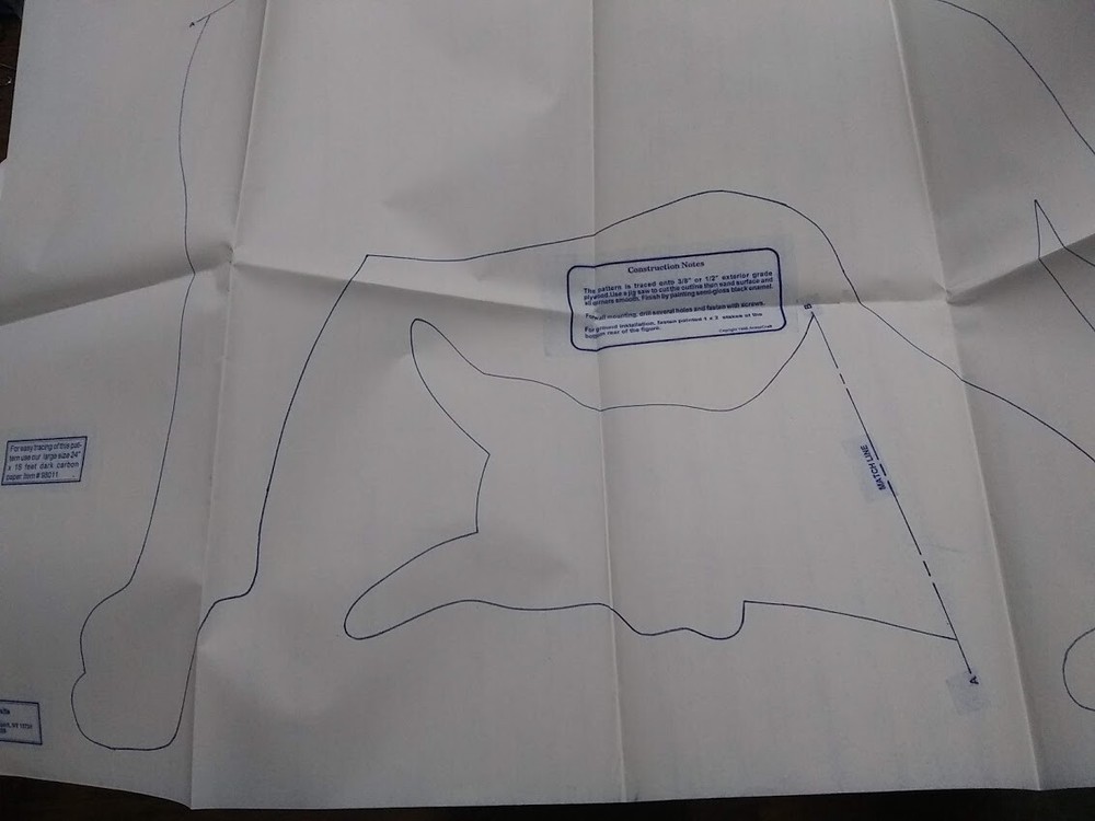 Blueprint Plan For Yard Shadow GREAT DANE