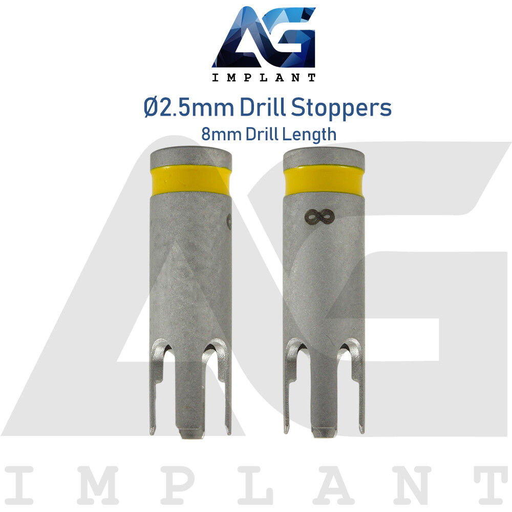 5 Drill Stoppers Ø2.5mm External Irrigation Tool Dental