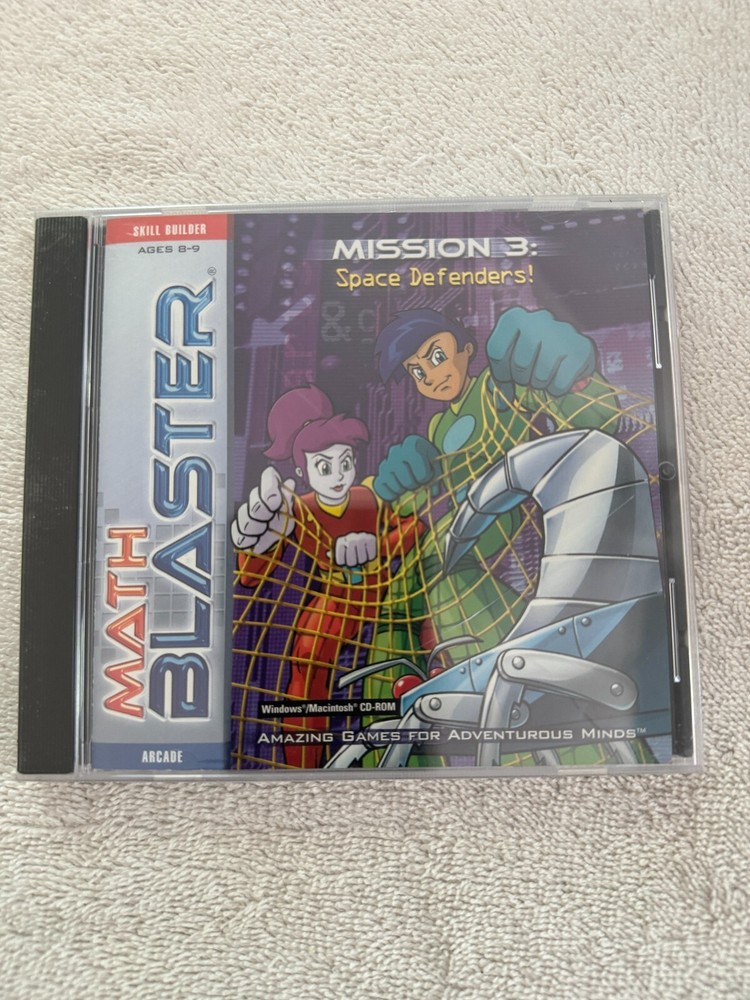 MATH BLASTER MISSION 3 SPACE DEFENDERS CD-ROM