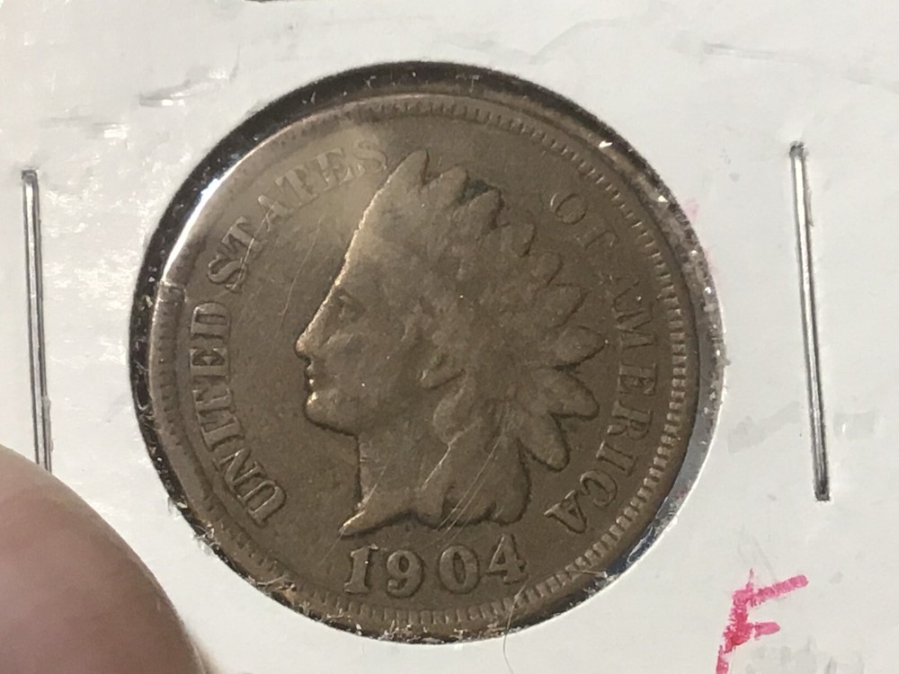 1904 Indian Head Cent Penny, 1 coin