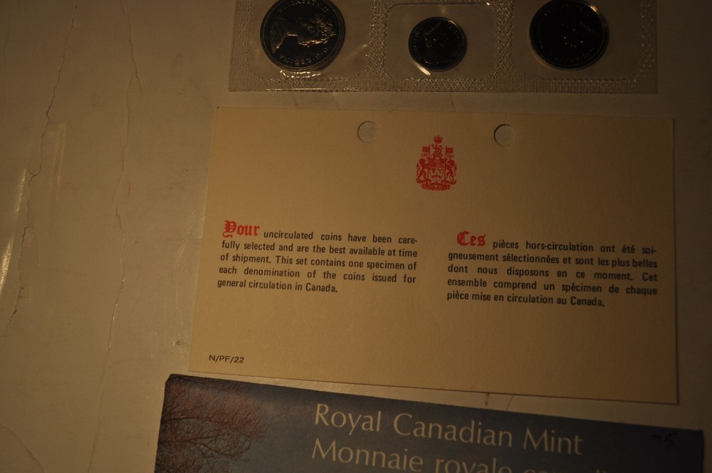 1975 Royal Canadian Mint Set
