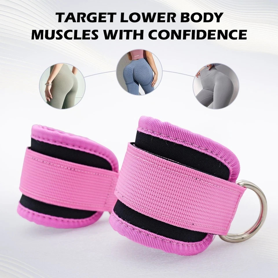 Ankle Straps for Cable Machines Kickbacks