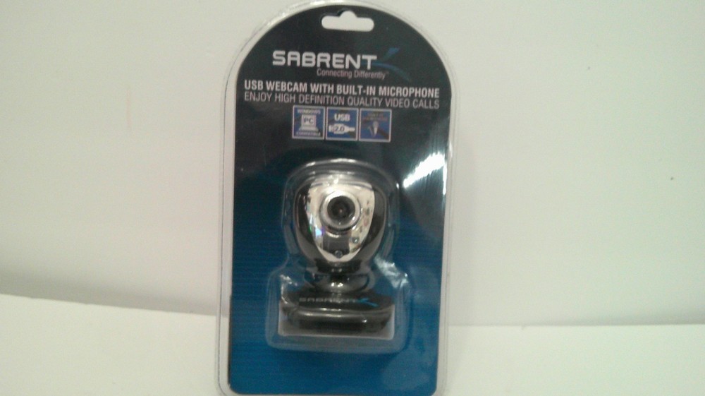 Sabrent USB Webcam With Built In Microphone NEW & Sealed