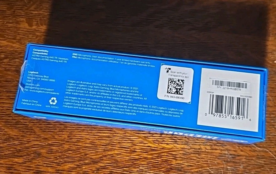 Logitech BLUE ICEPOP Headset For Astro A40s