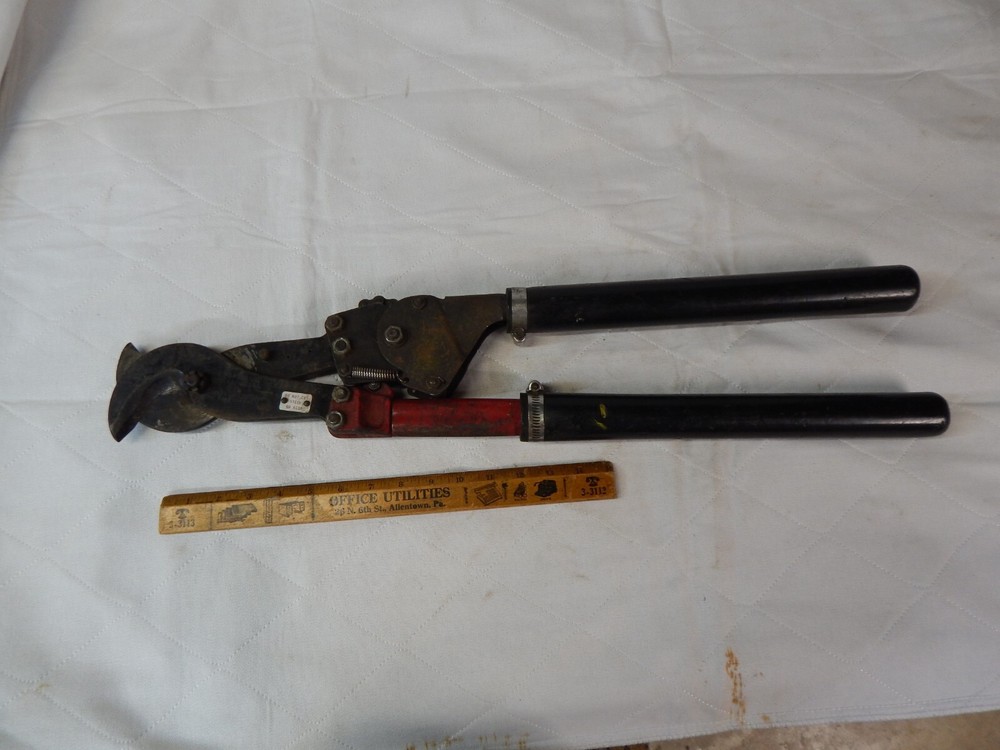 HK Porter No 8690FS Ratchet Type Cable Cutter