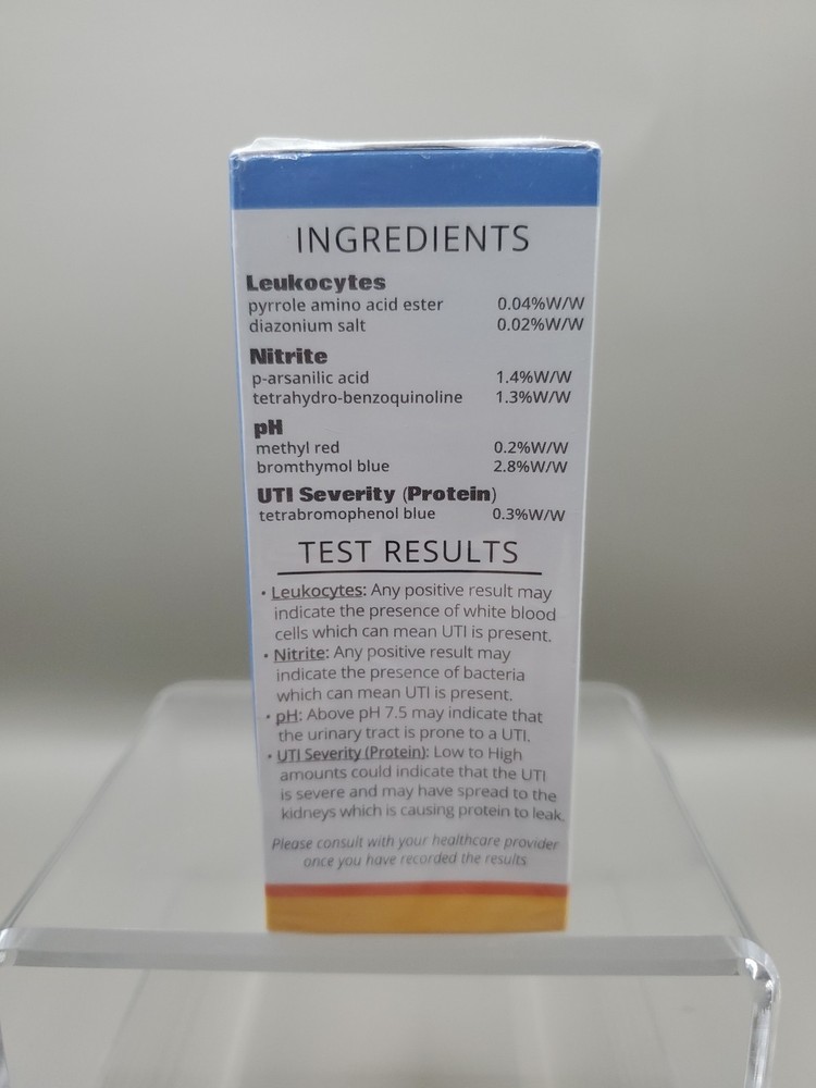 LIFE20 Urinalysis: 4 Parameter Reagent Strips (50 Strips) - EXP 09/26