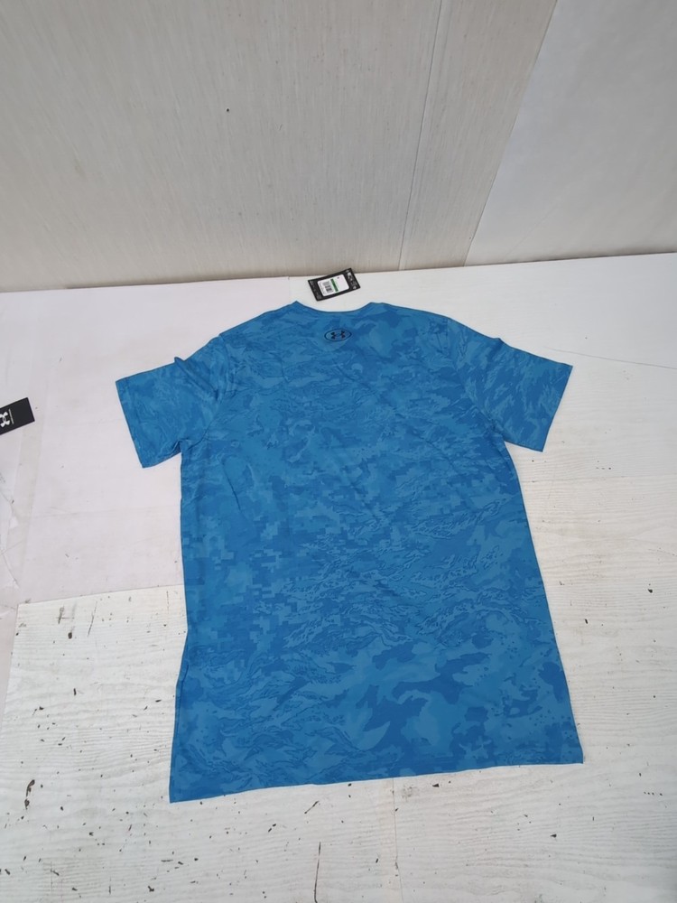 Under Armour Men's ABC Camo Tee Size Lg Ether Blue GL22