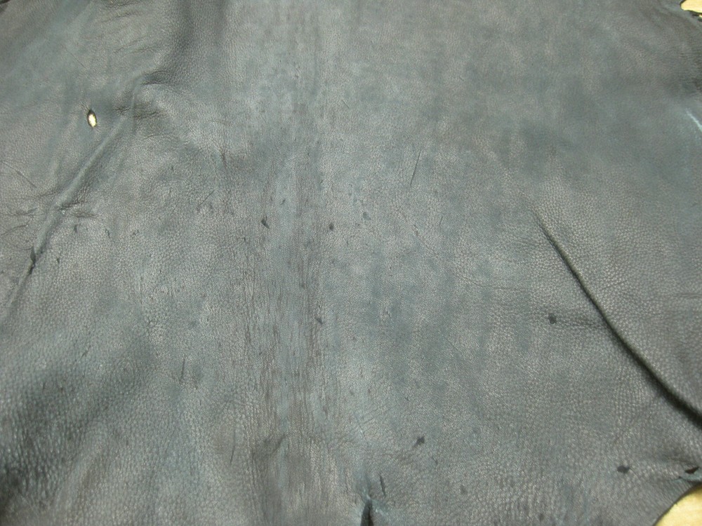 Black Top Grain Deer Leather # 0010483 ROW 71