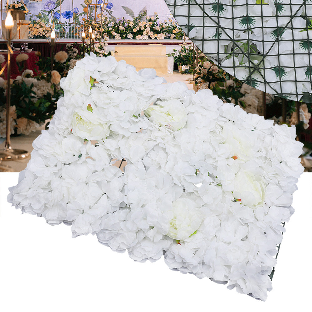 6 PCS Artificial Hydrangea Flower Wall Panel For Wedding Party Backdrop 60x40cm