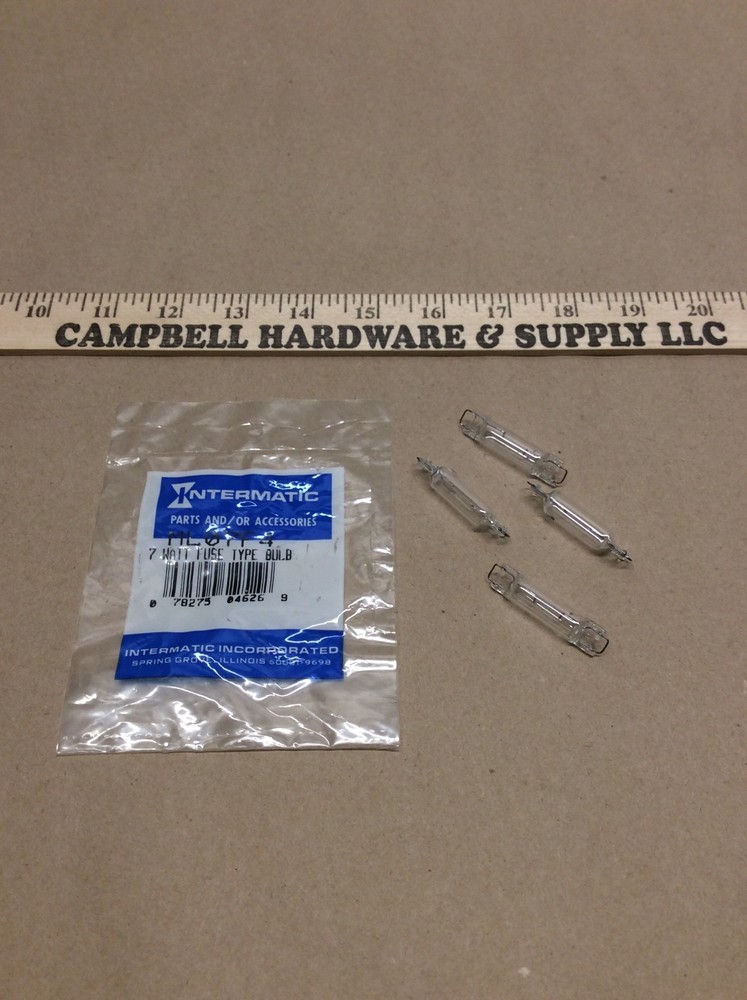 Intermatic 7 Watt Fuse Type Bulb #ML07F4 (4 each per pack)