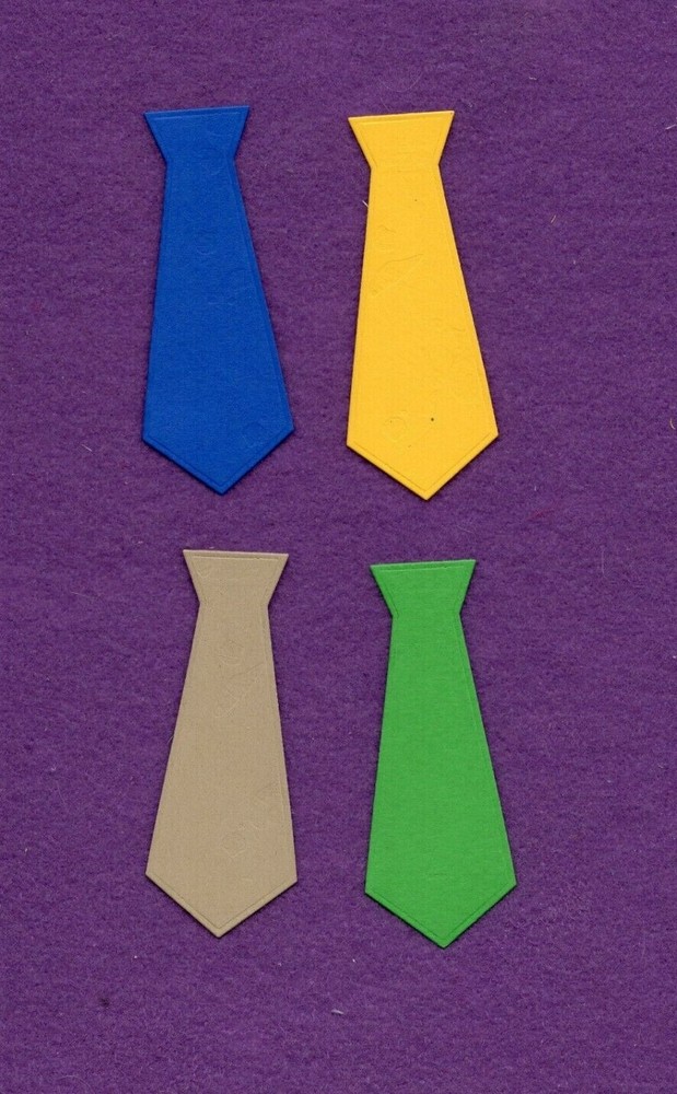 TIE # 4 background die cuts scrapbook cards