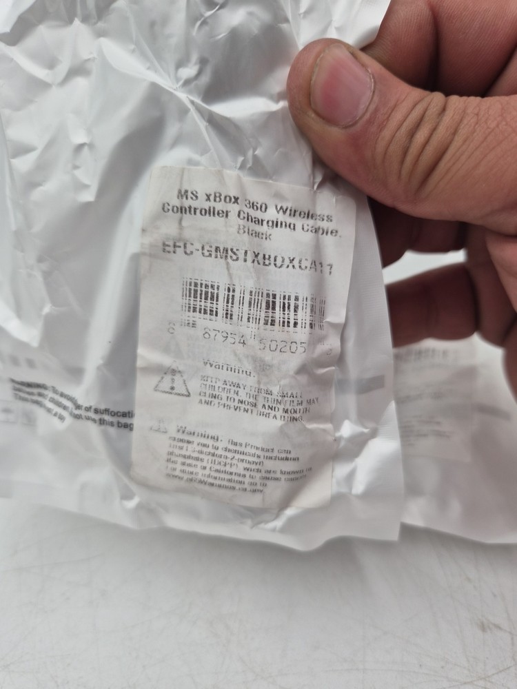 3 For Xbox 360 Black Wireless Controller USB Charging Cable Replacement Charger