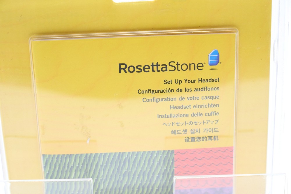 Rosetta Stone Headset Microphone USB For Language Learning Software