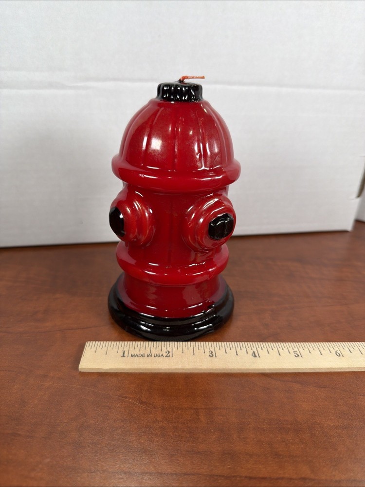 6" tall vintage Fire Hydrant Candle unused