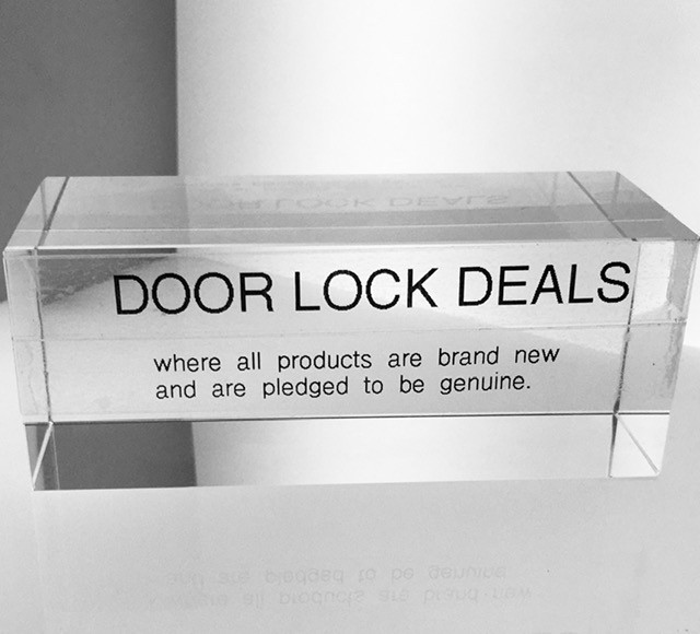 DEADBOLT BRIGHT BRASS- US3 -FTSSCDBUS3-SINGLE CYLINDER K1S-FORTIS SECURITY LOCK!
