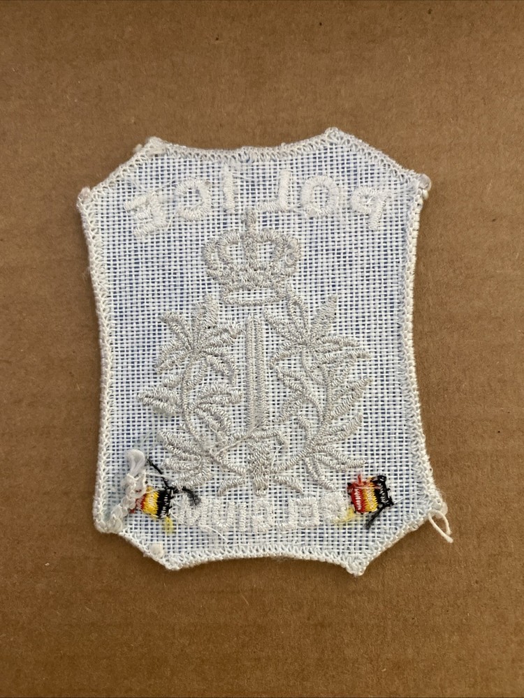 Police Patch Belgium
