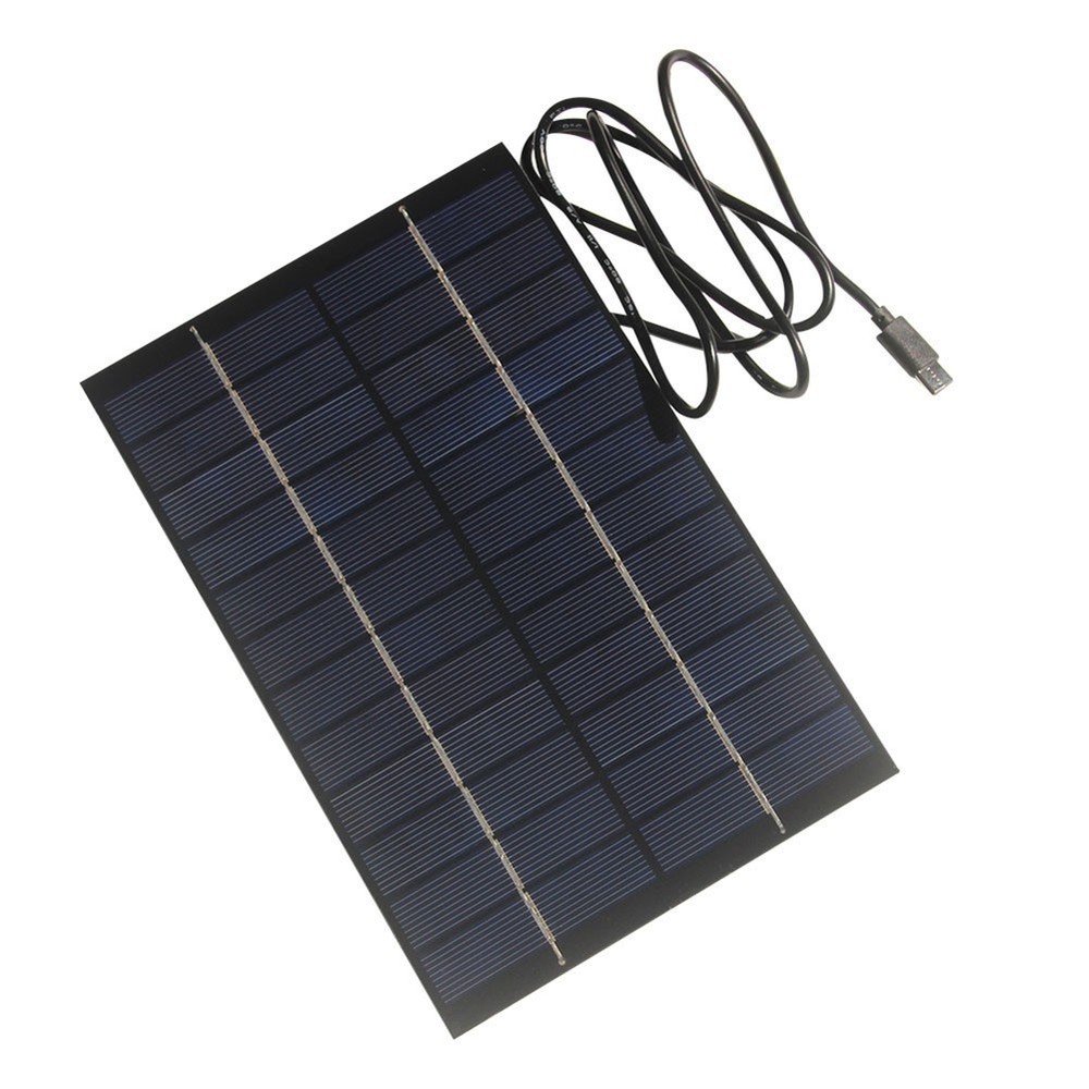 Compact 4 2W Solar Charging Panel 12 Volt for Outdoor Security Cameras