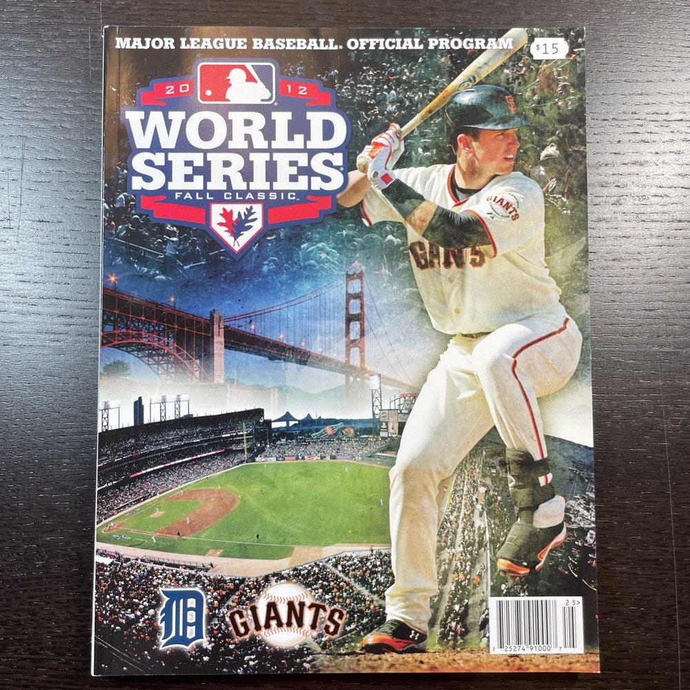 2012 World Series Program Buster Posey Cover