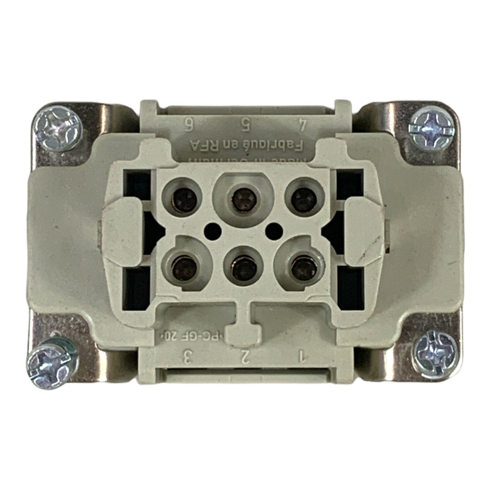 HARTING HAN 6ES-STI 09330062616 Stecker Einsatz